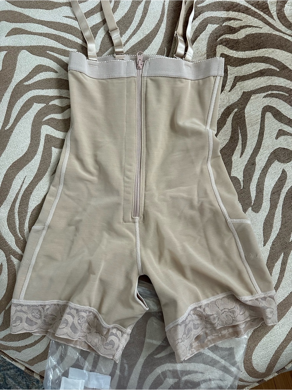 Women's Beige Shapewear Faja